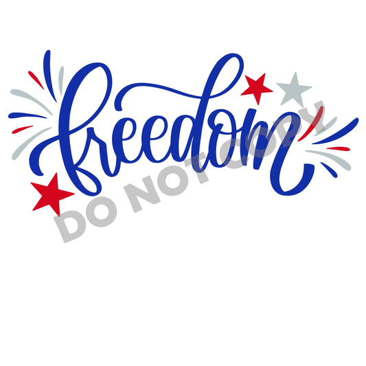 Freedom -DTF Transfer - Picasso Print