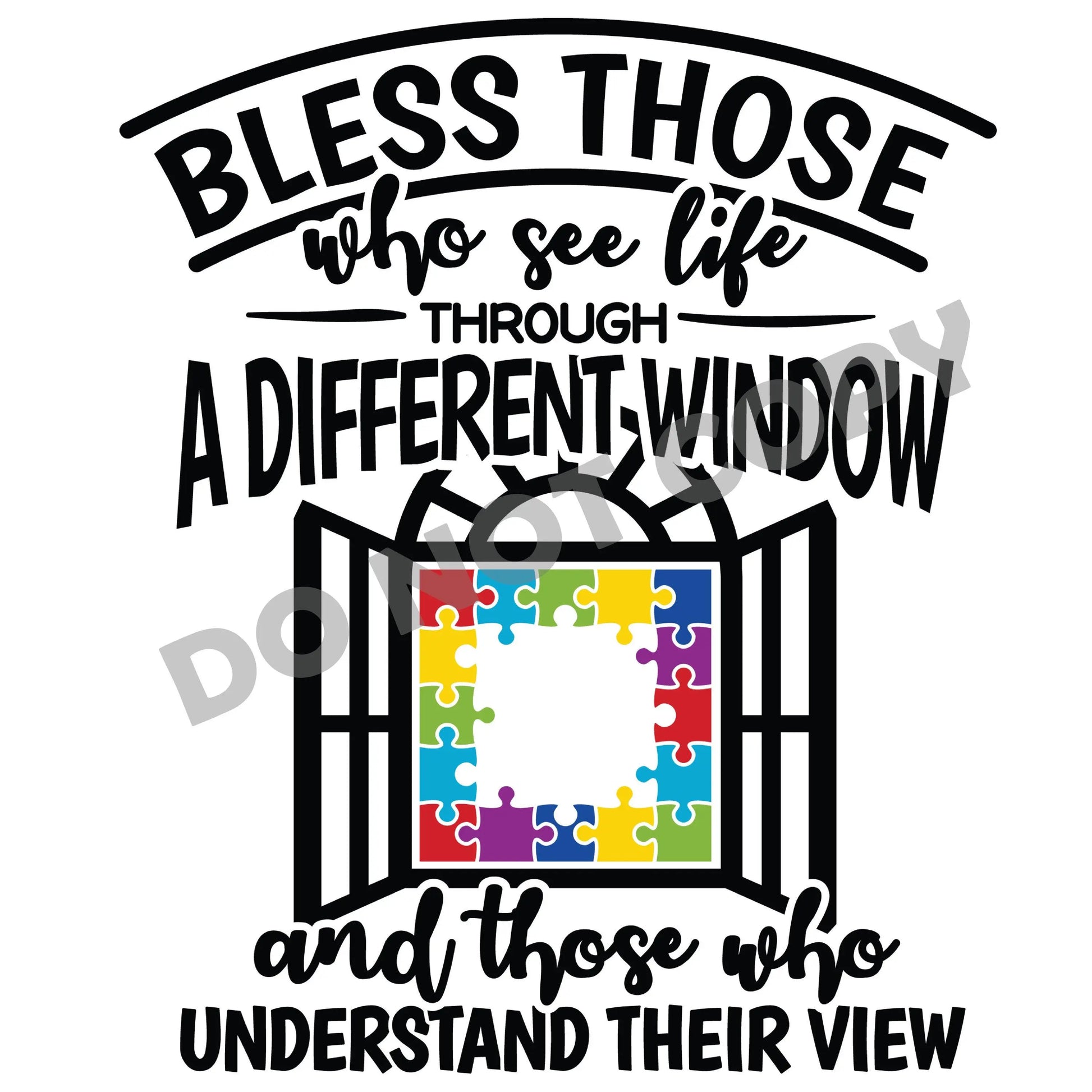 Bless Those Who See Life - DTF Transfer - Picasso Print