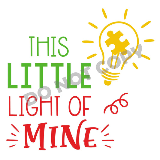 This Little Light Of Mine - DTF Transfer - Picasso Print