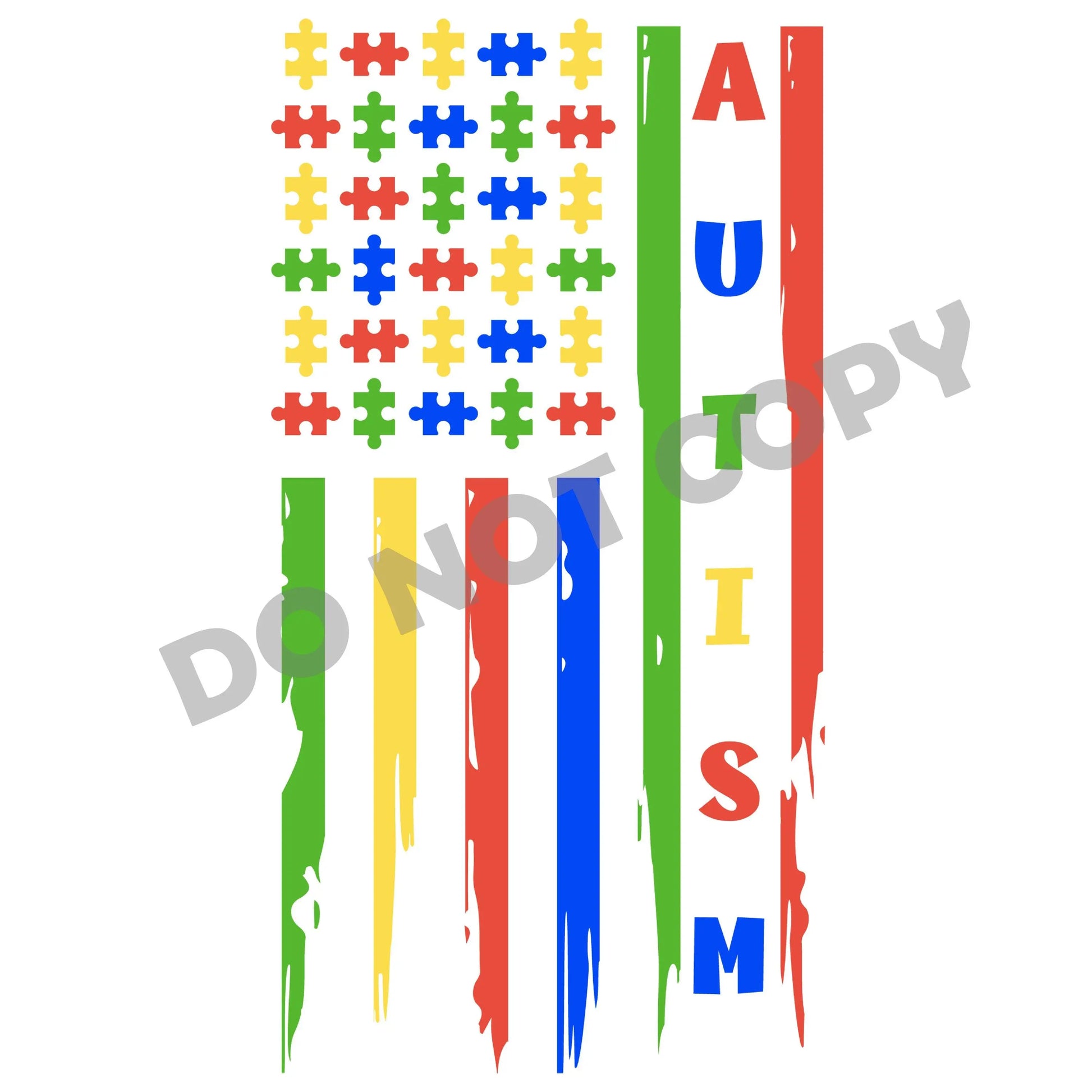 Autism - DTF Transfer - Picasso Print