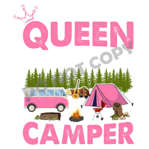 Queen Camper - DTF Transfer - Picasso Print