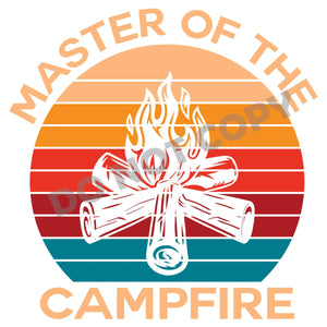 Master Of The Campfire - DTF Transfer - Picasso Print