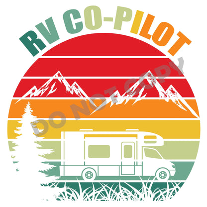 Rv Co-Pilot - DTF Transfer - Picasso Print