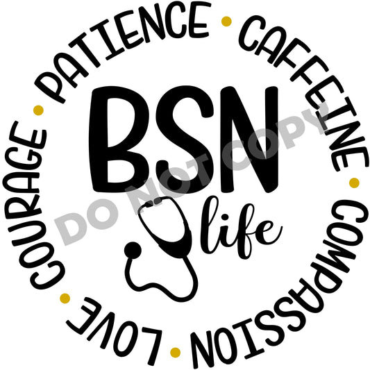 BSN Life -DTF Transfer - Picasso Print
