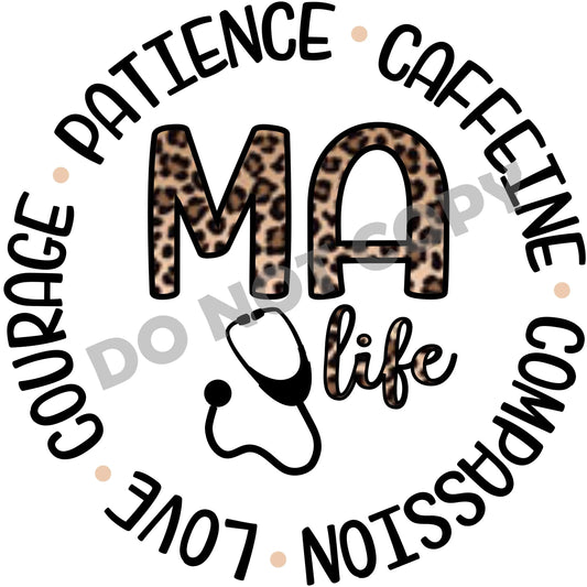 MA Nurse - DFT Transfer - Picasso Print