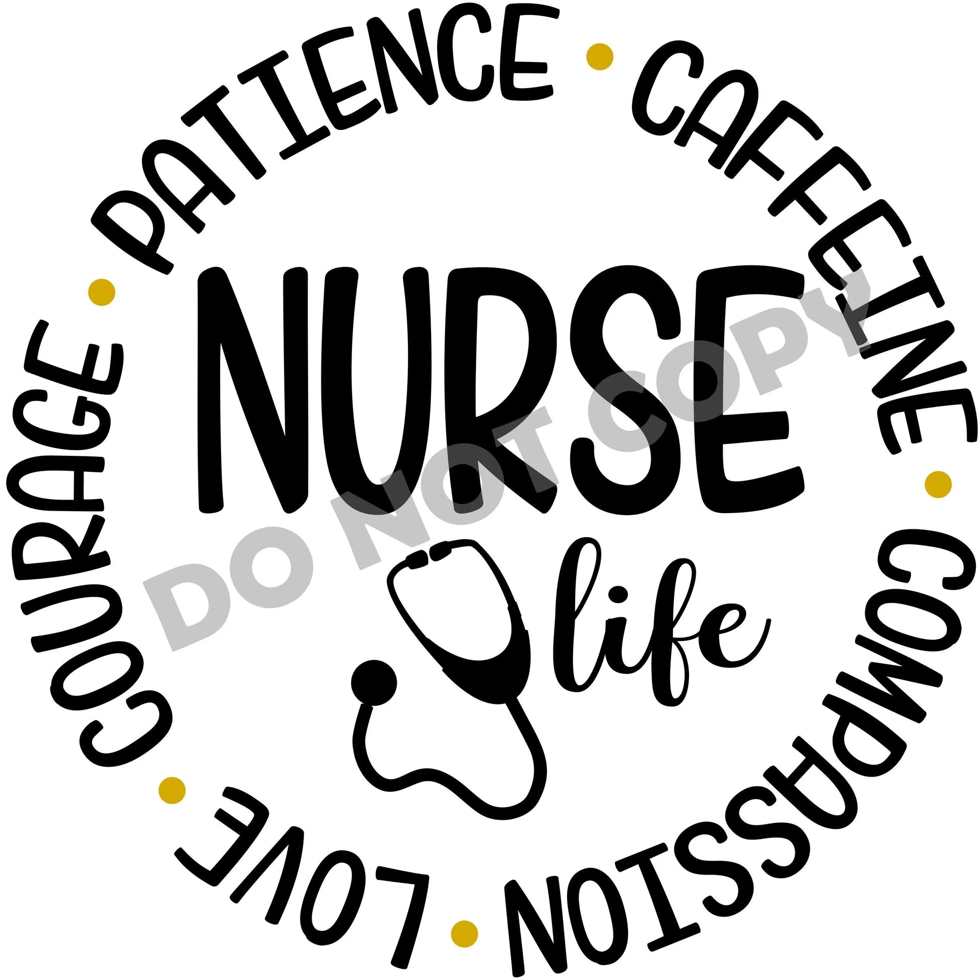 Nurse Life - DTF Transfer - Picasso Print