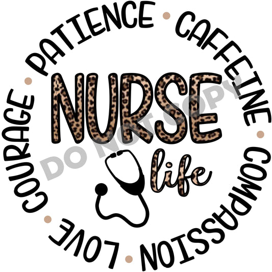 Nurse Life - DTF Transfer - Picasso Print