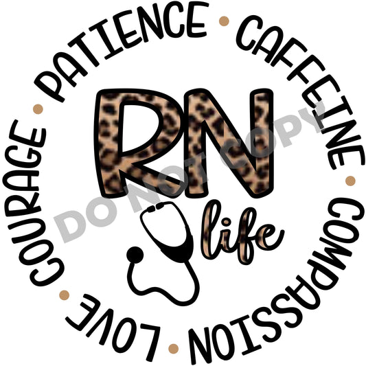 RN Life - DTF Transfer - Picasso Print