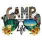 Camp Life Camping - DTF Transfer - Picasso Print