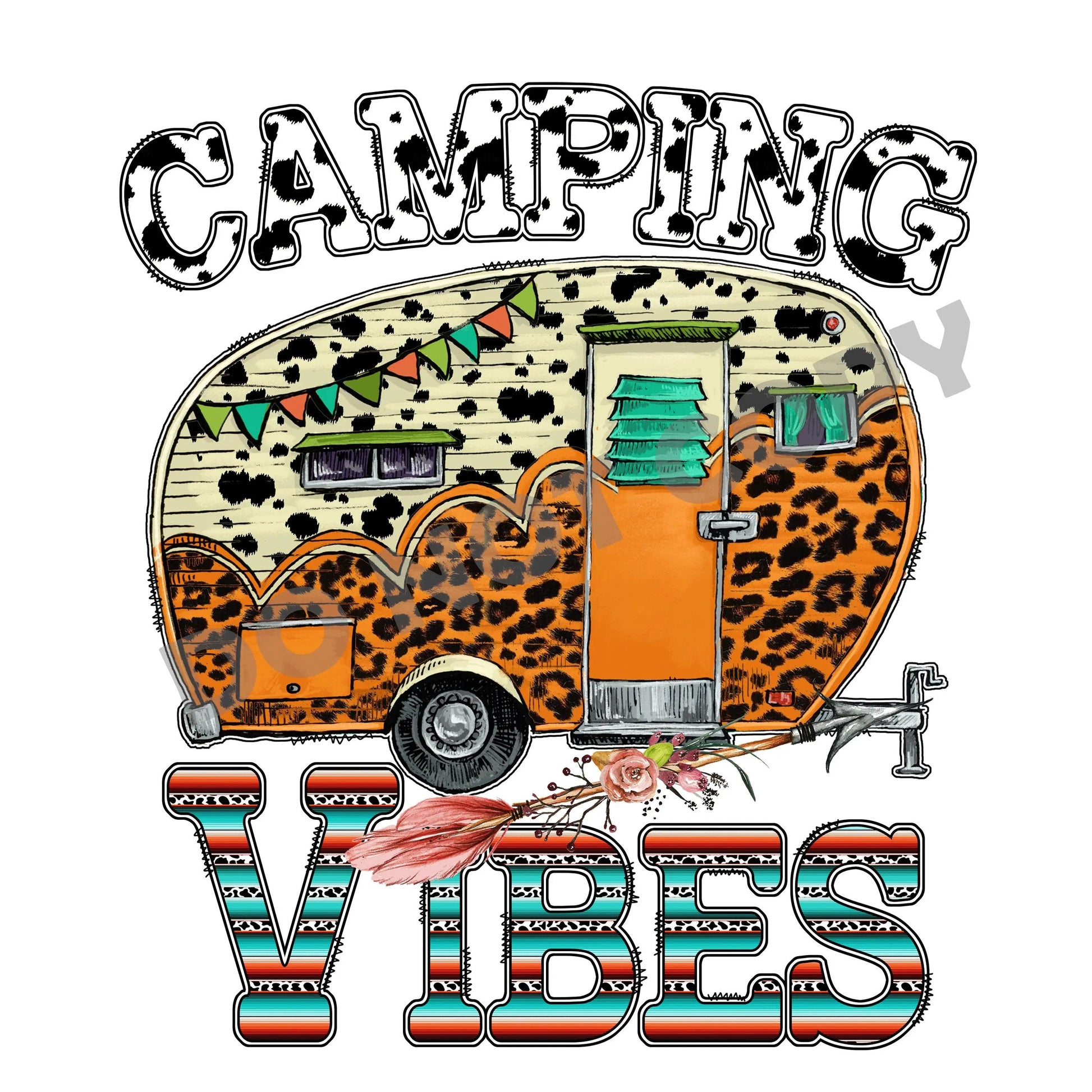 Camping Vibes - DTF Transfer - Picasso Print