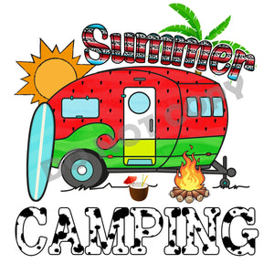 Summer Camping- DTF Transfer - Picasso Print