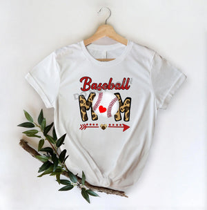 Baseball Mom Leopard Font -DTF Transfer - Picasso Print