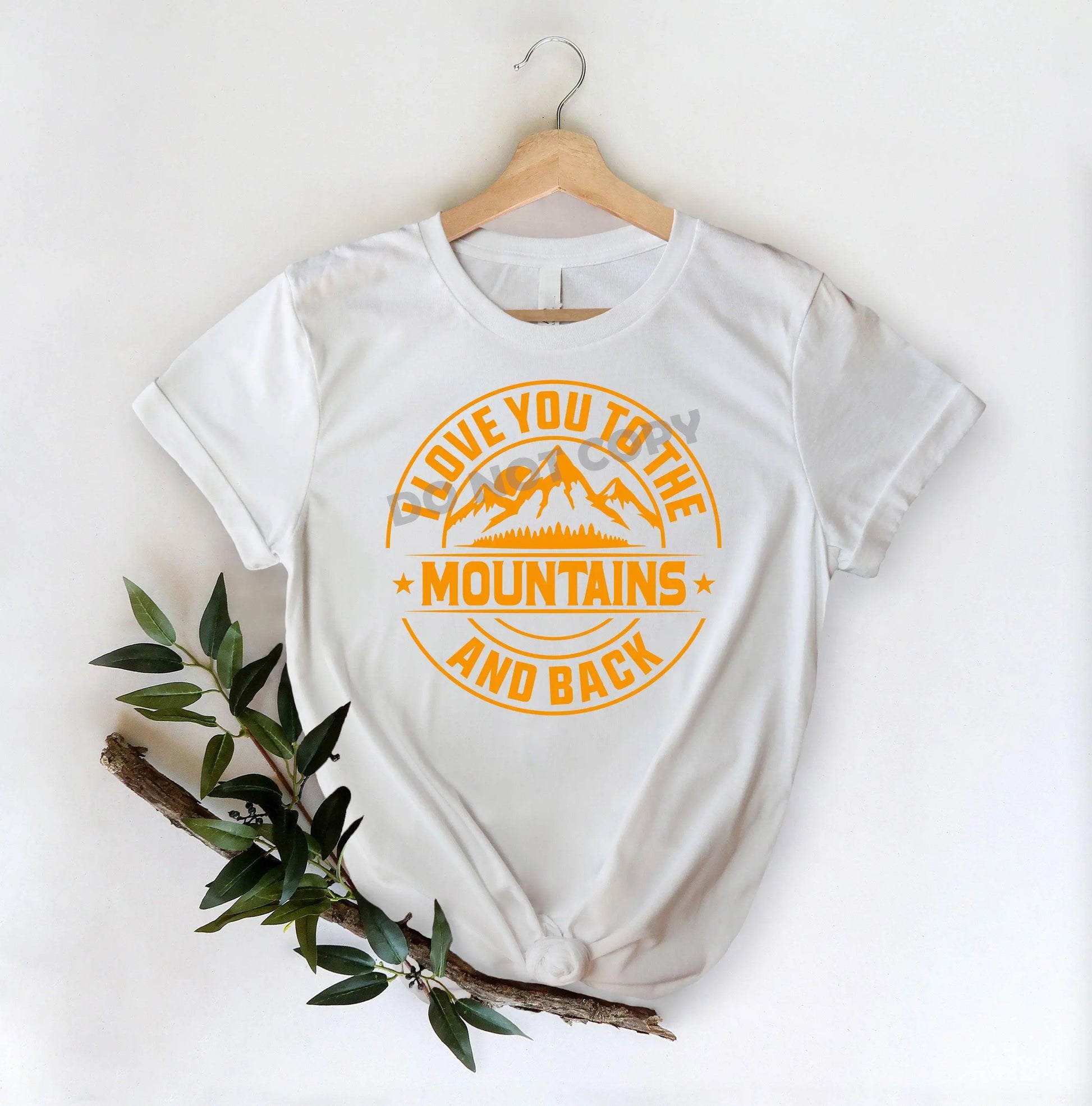 I Love You To The Mountains And Back - DTF Transfer - Picasso Print