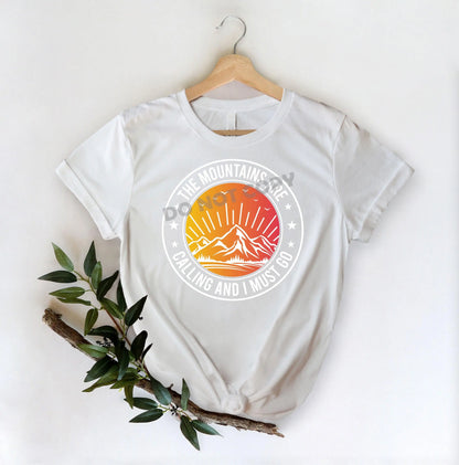 Sun And Mountain - DTF Transfer - Picasso Print