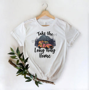 Take The Long Way Home - DTF Transfer - Picasso Print