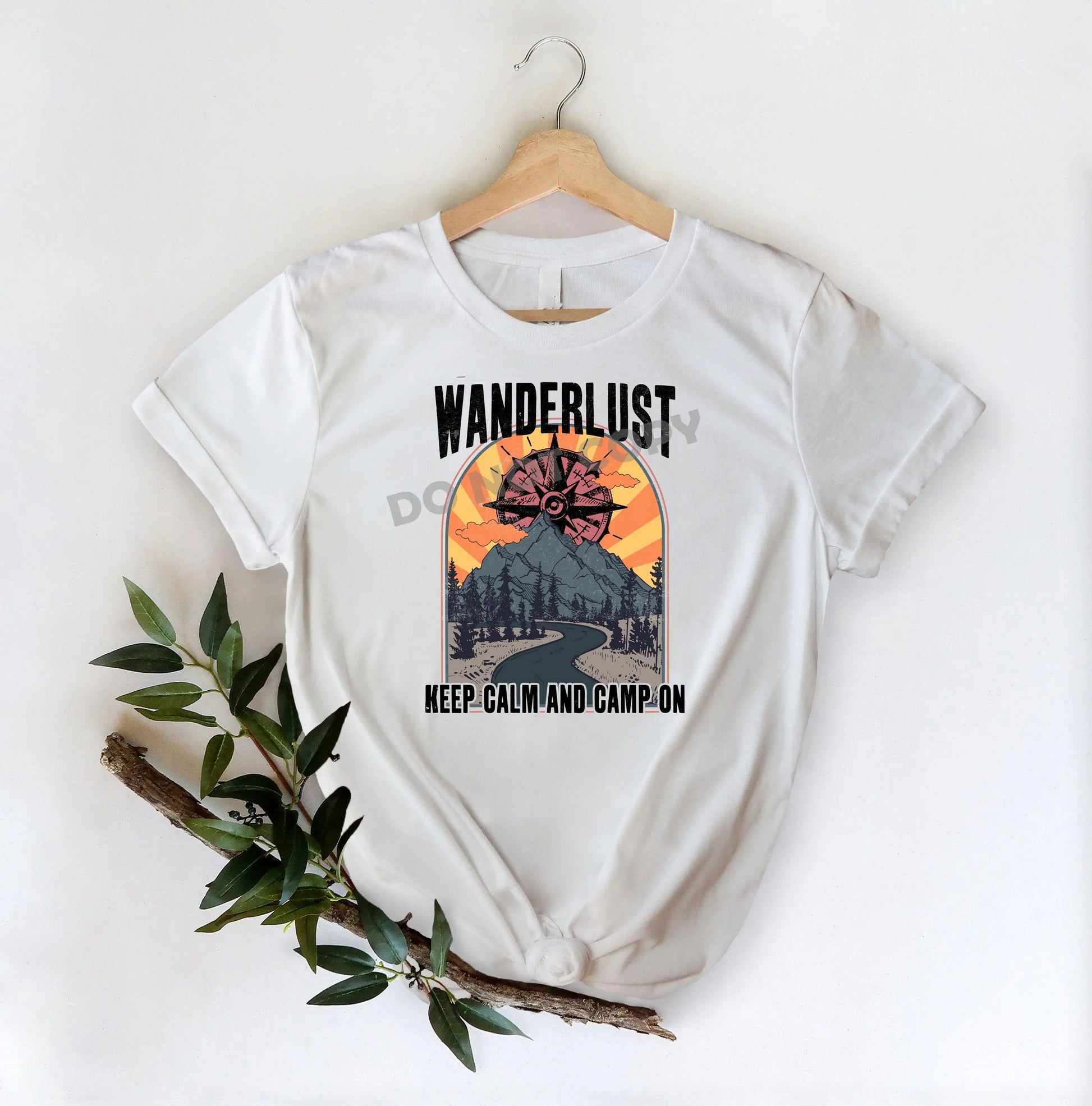 Wanderlust Keep Calm And Camp On - DTF Transfer - Picasso Print