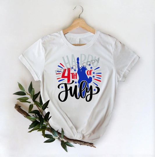 USA Happy 4th Of July -DTF Transfer - Picasso Print