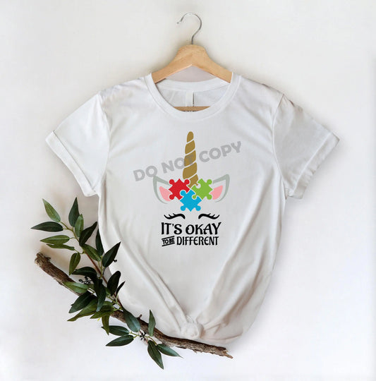 It's Okay To Me Different - DTF Transfer - Picasso Print