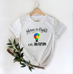 Shine A Light On Autism - DTF Transfer - Picasso Print