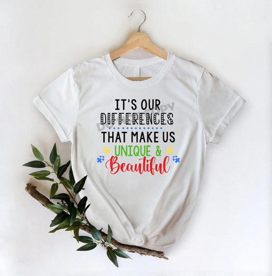 It's Our Differences That Make Us Unique - DTF Transfer - Picasso Print