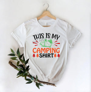 This Is My Camping Shirt - DTF Transfer - Picasso Print