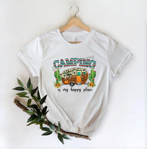 Camping Is My Happy Place - DTF Transfer - Picasso Print